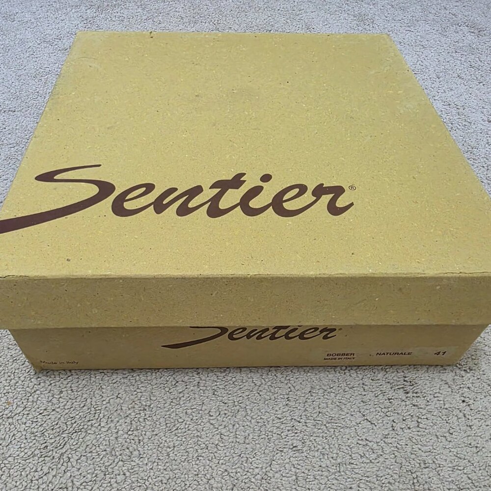 Sentier Italia Bobber Pedula Leather Hiking Boots Natural Tan Size 41 NIB - Picture 9 of 10
